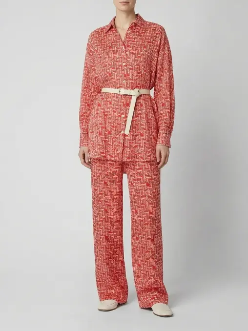 Брюки шелковые KITON