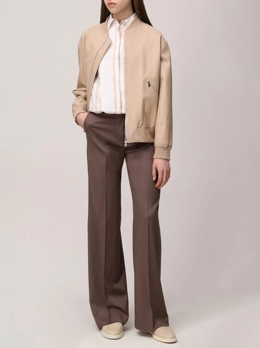 Куртка кожаная KITON