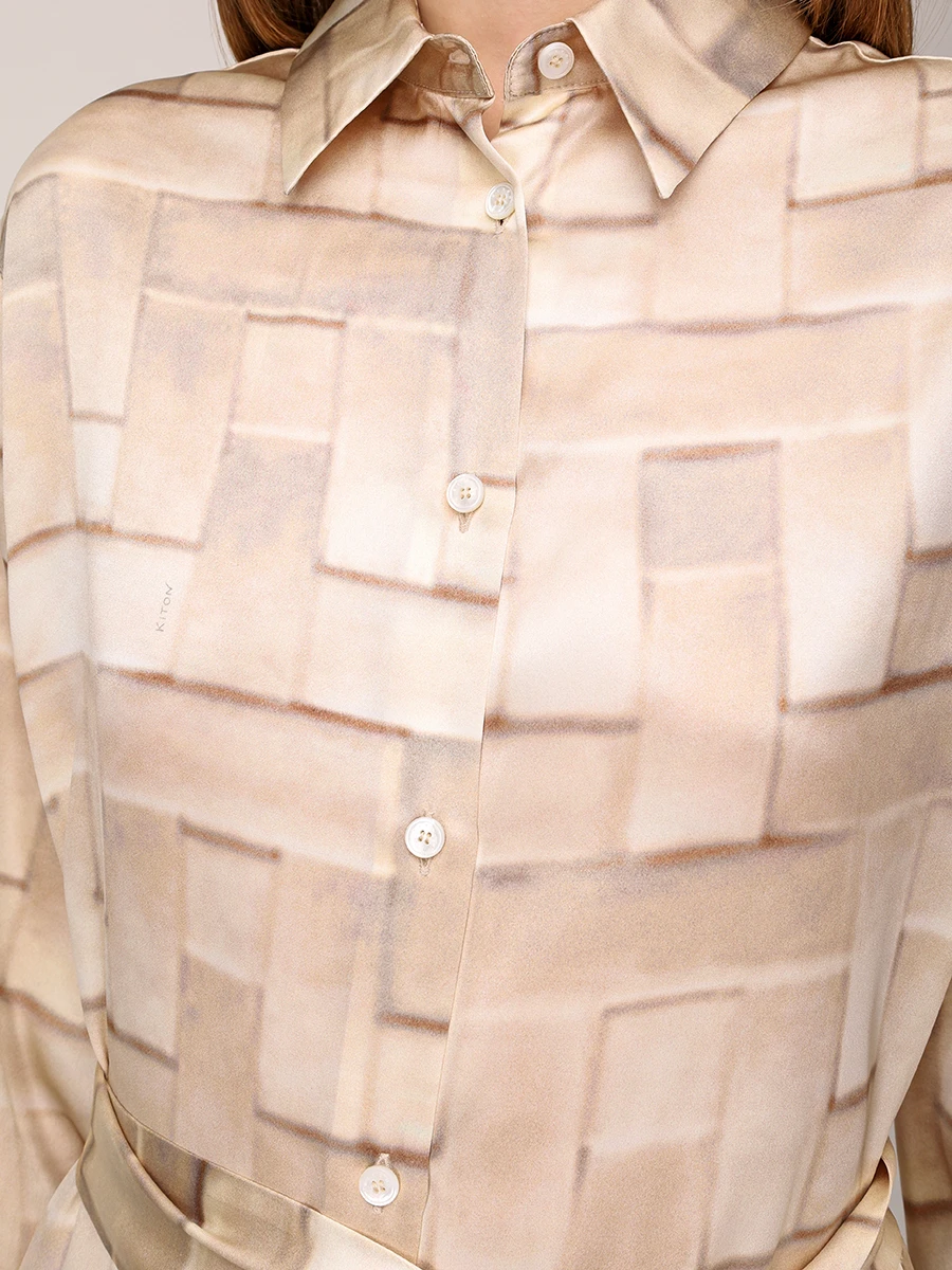 Платье шелковое