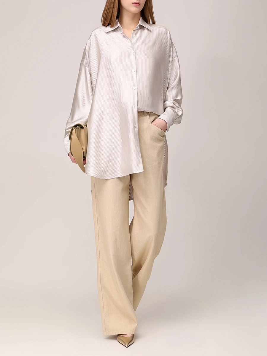 Блуза шелковая