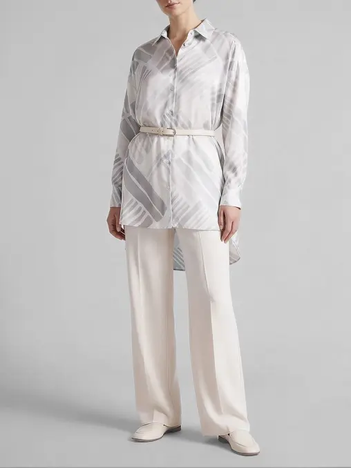 Блуза шелковая KITON