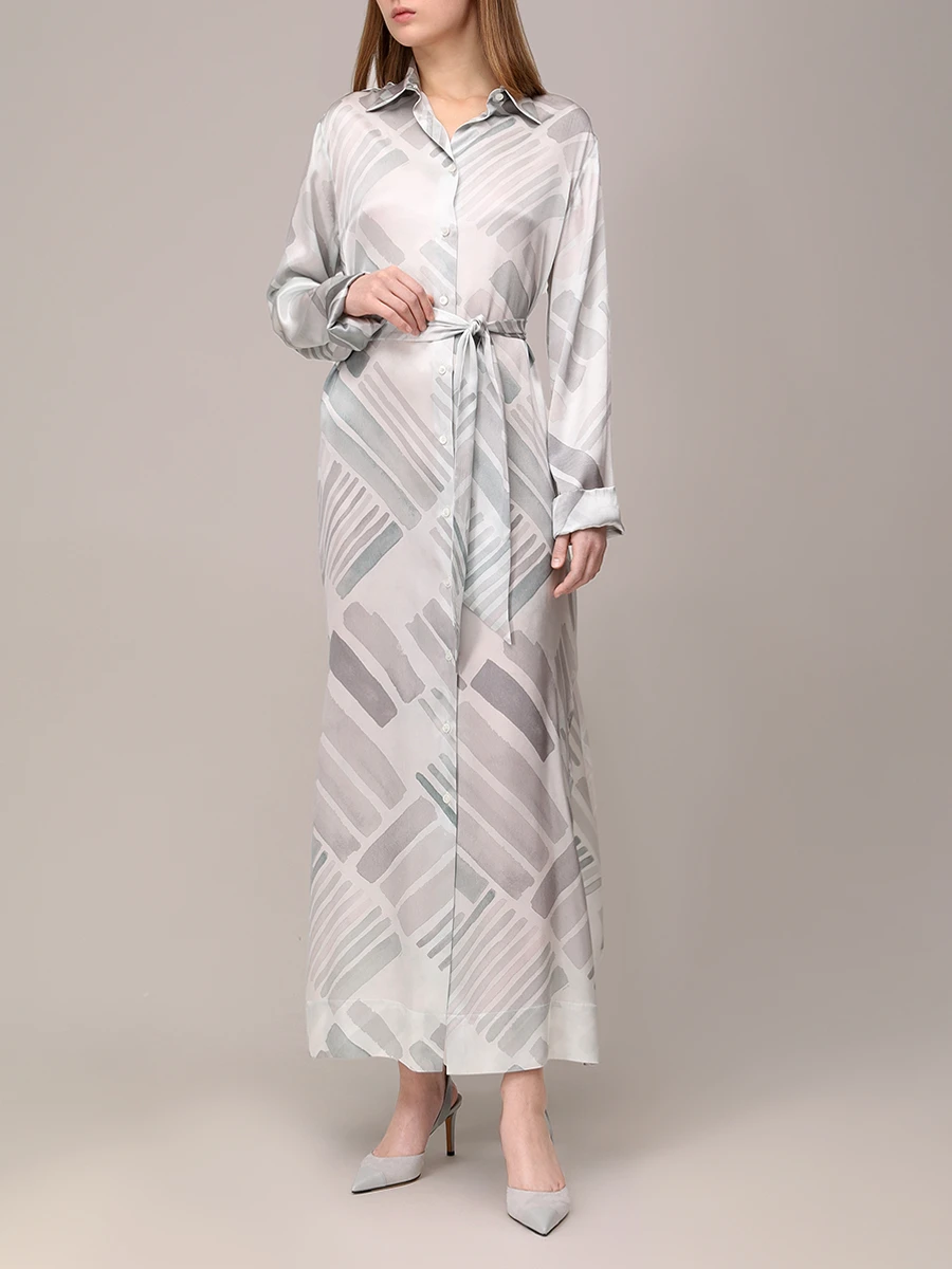 Платье шелковое