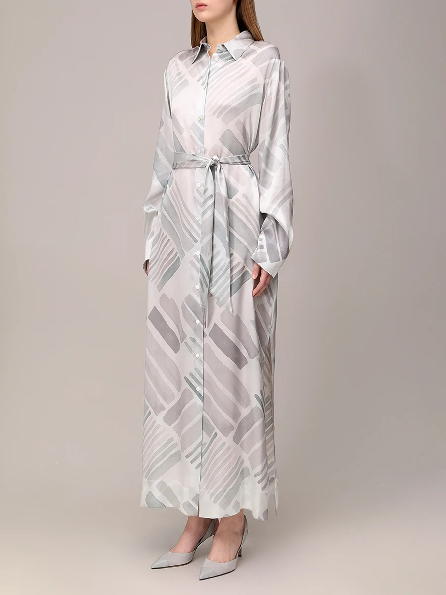 Платье шелковое