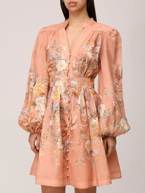 Платье льняное ZIMMERMANN