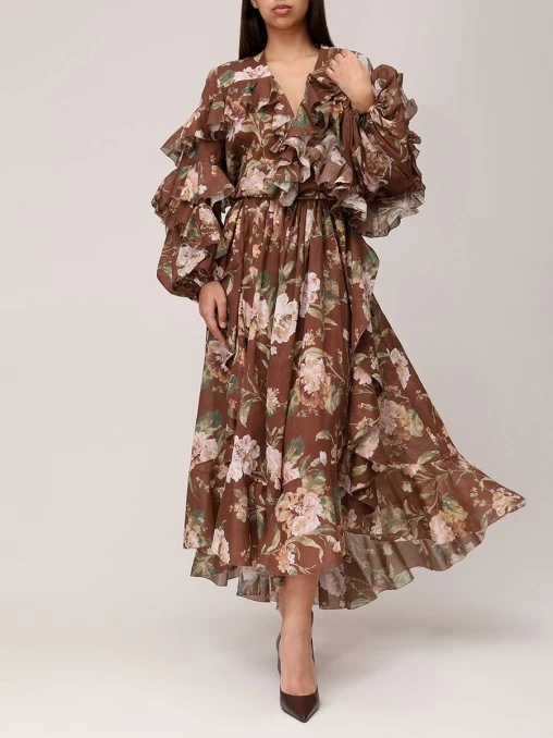 Блуза хлопковая ZIMMERMANN