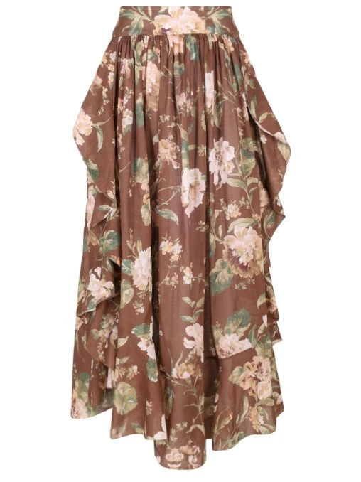 Юбка хлопковая ZIMMERMANN