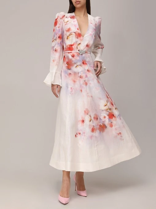 Платье льняное ZIMMERMANN