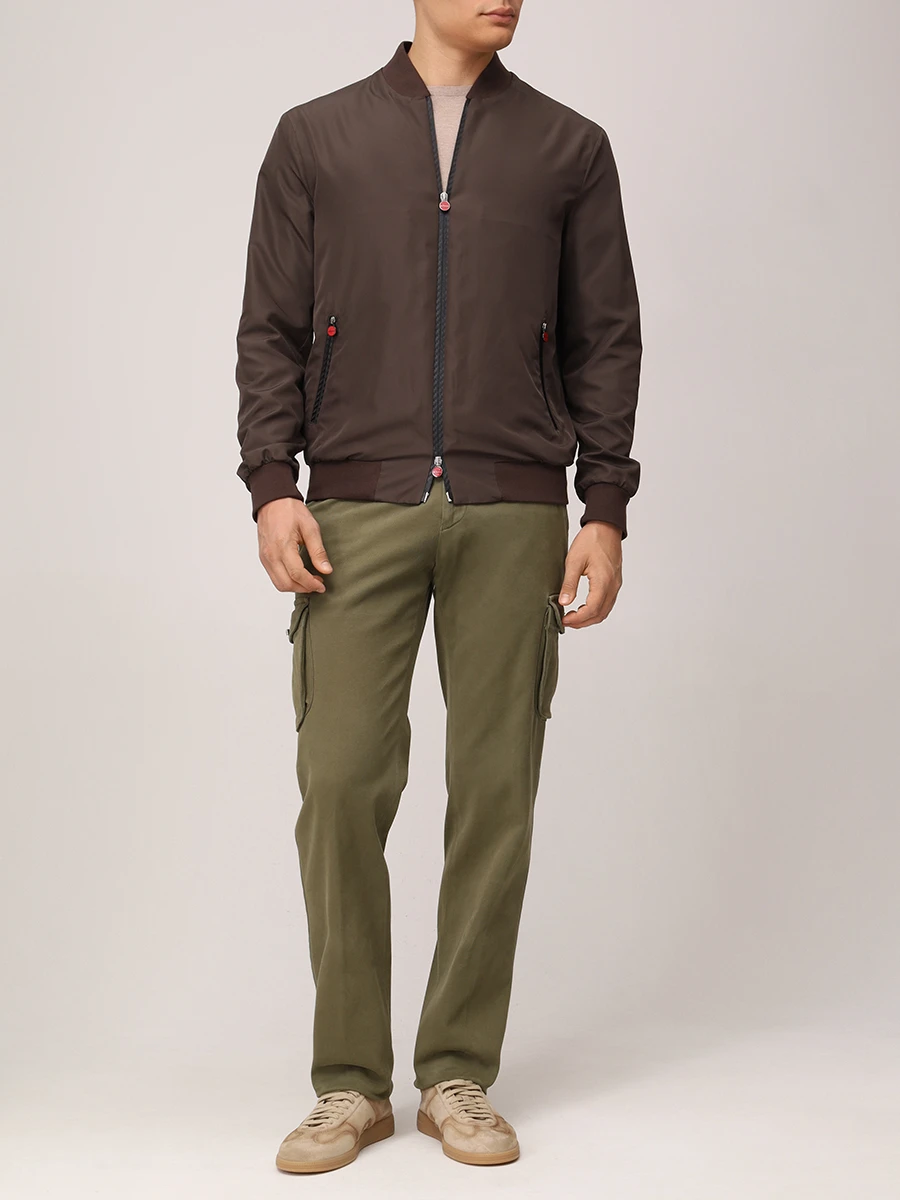 Бомбер однотонный