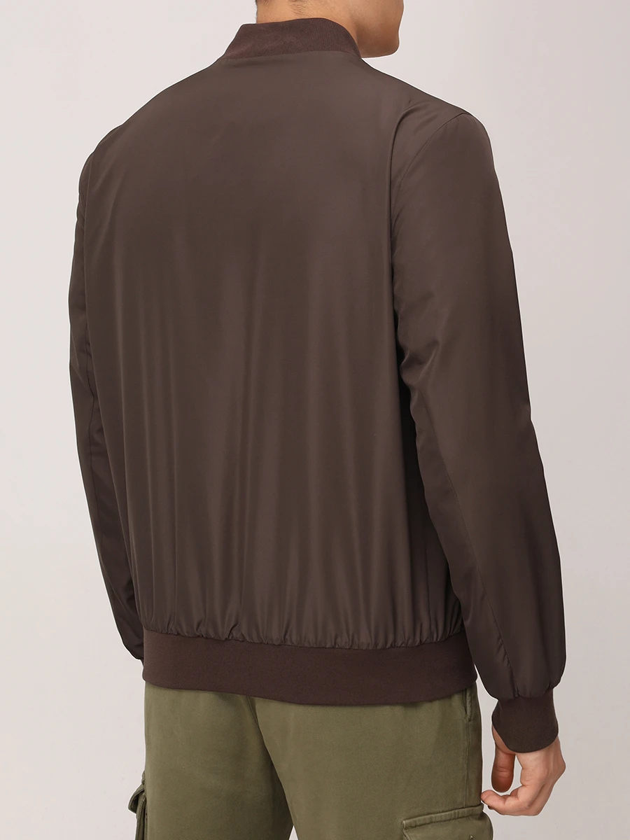 Бомбер однотонный