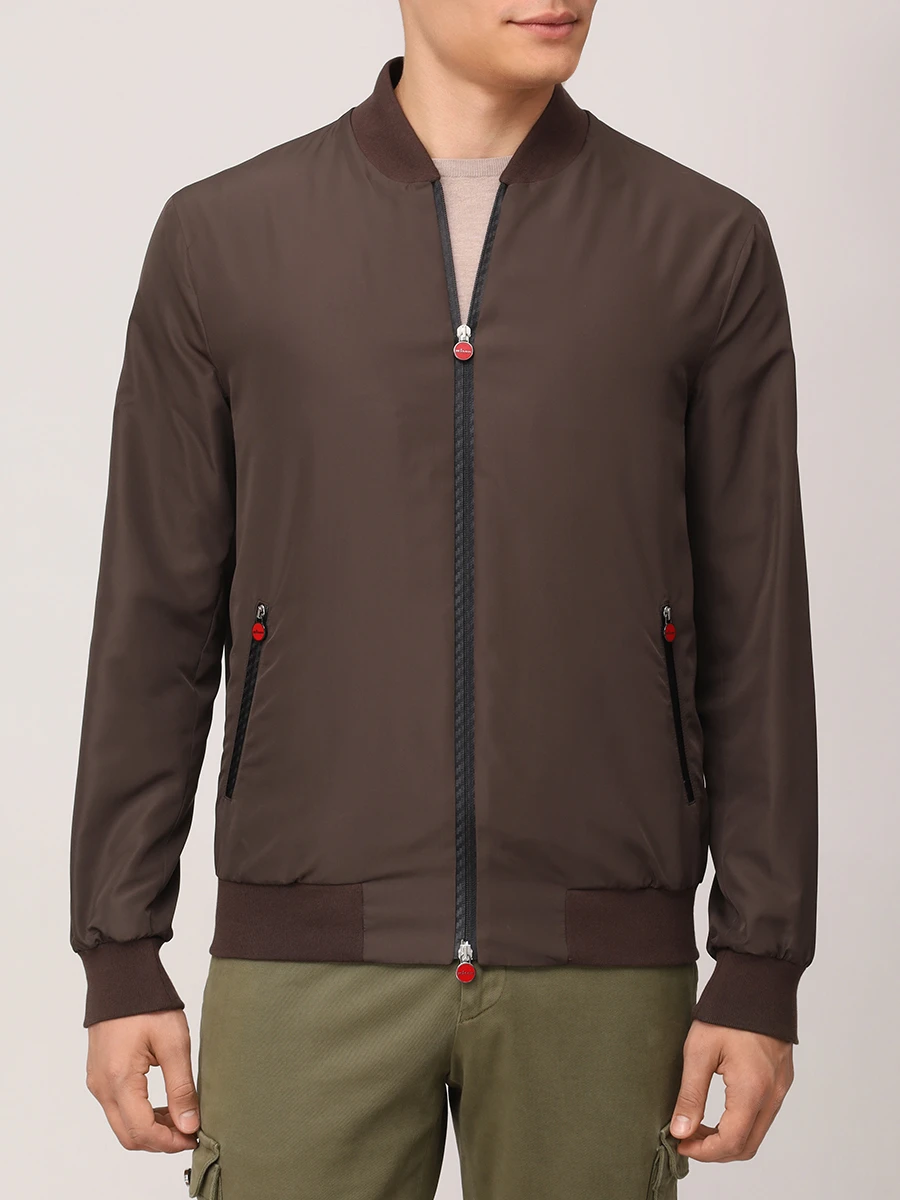 Бомбер однотонный