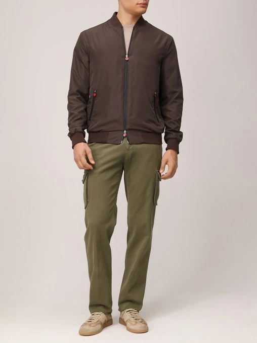 Бомбер однотонный KITON