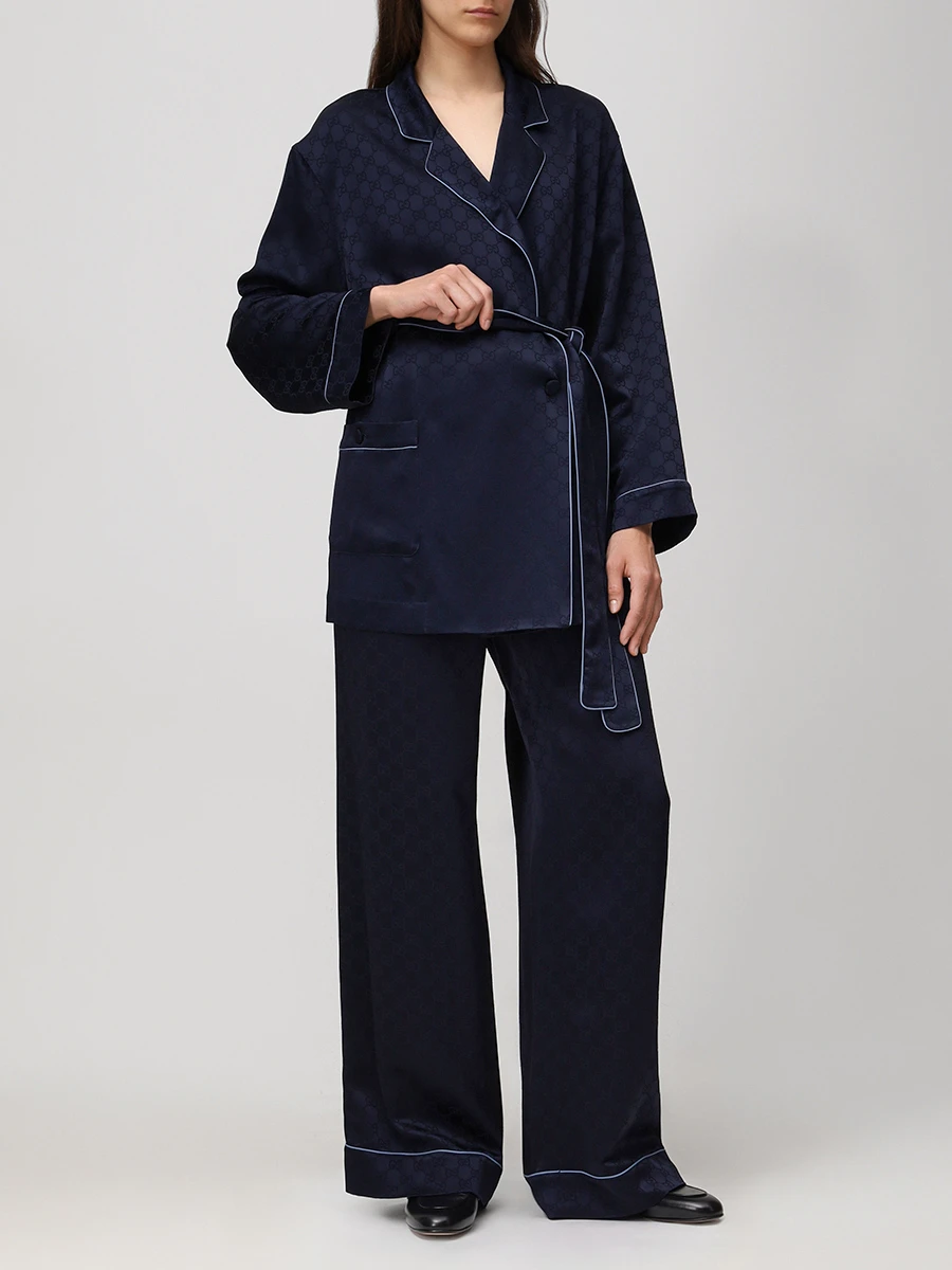 Брюки с принтом