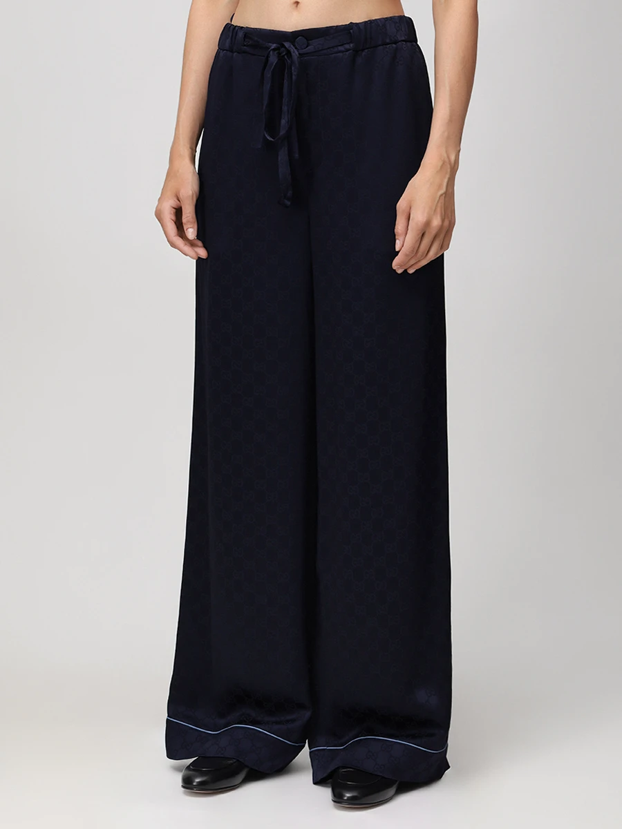 Брюки с принтом