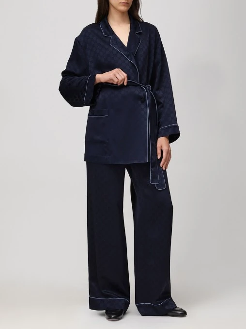 Брюки с принтом GUCCI