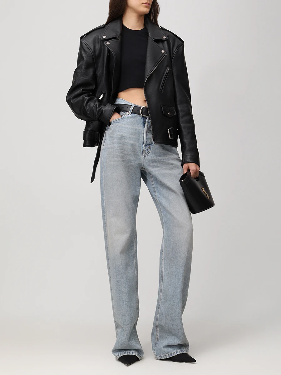 Куртка кожаная