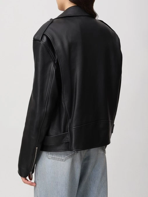 Куртка кожаная SAINT LAURENT