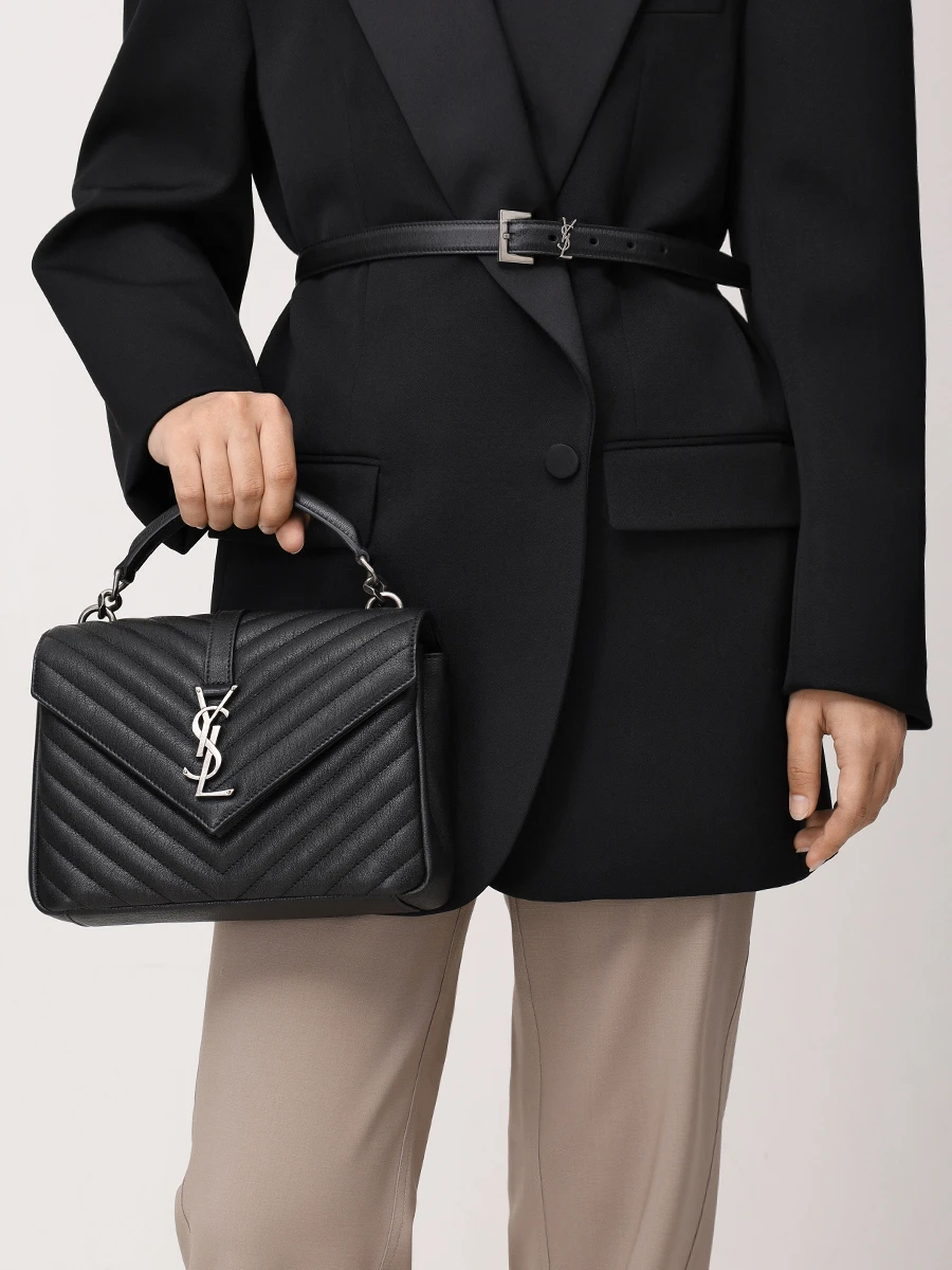 Сумка кожаная Monogram College