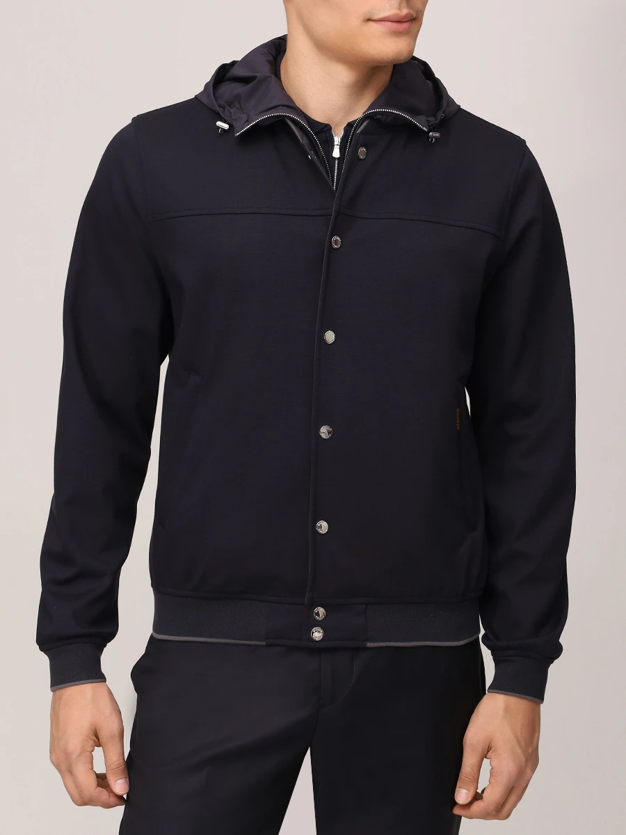 Бомбер однотонный