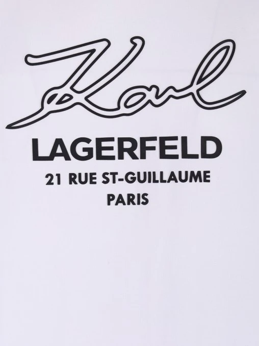 Футболка хлопковая KARL LAGERFELD