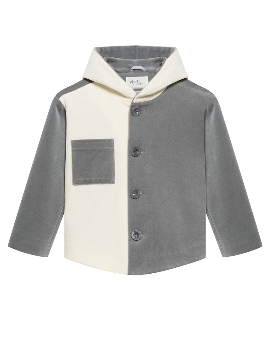 Куртка бархатная "Жемчуг со Сливками"