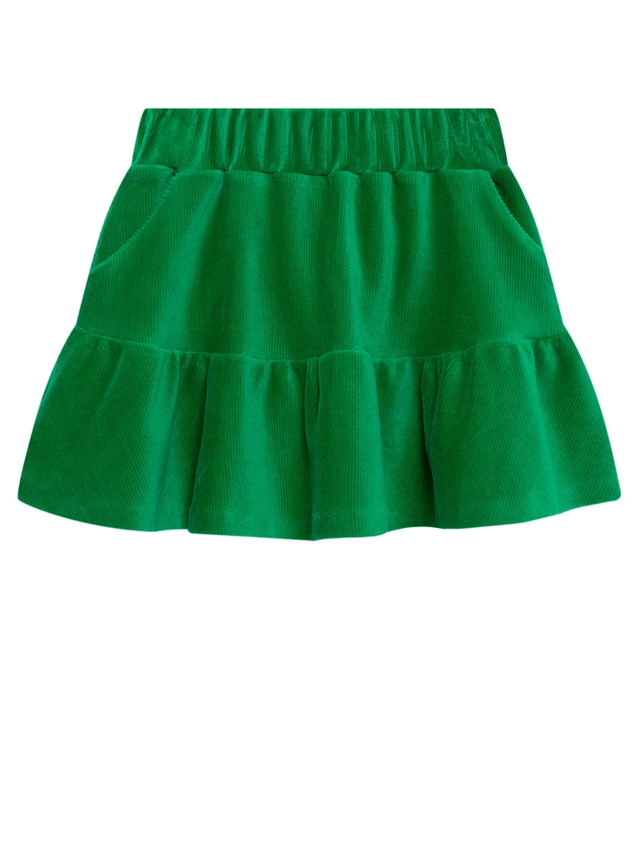 Юбка вельветовая "Майская Зелень"