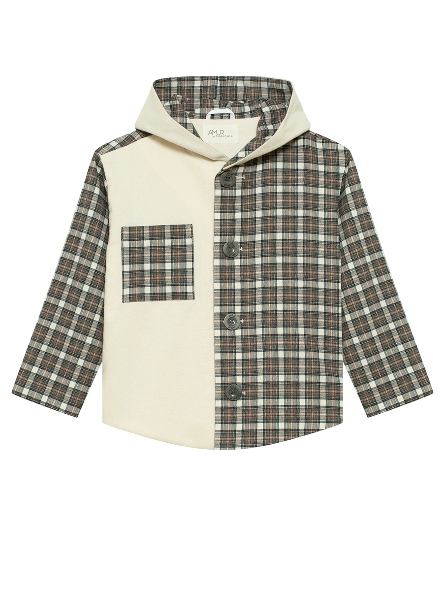 Куртка фланелевая "Кремовая Клетка"