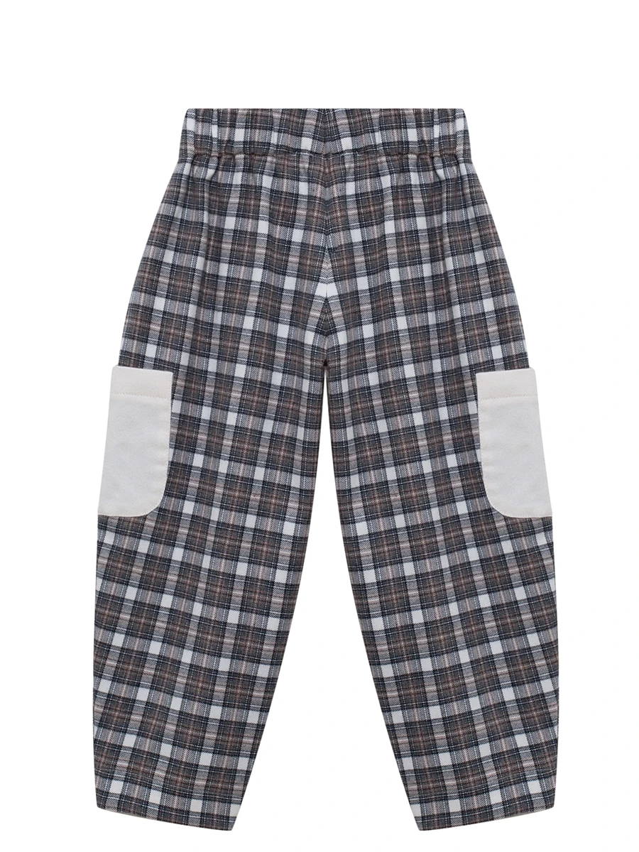 Брюки-карго фланелевые