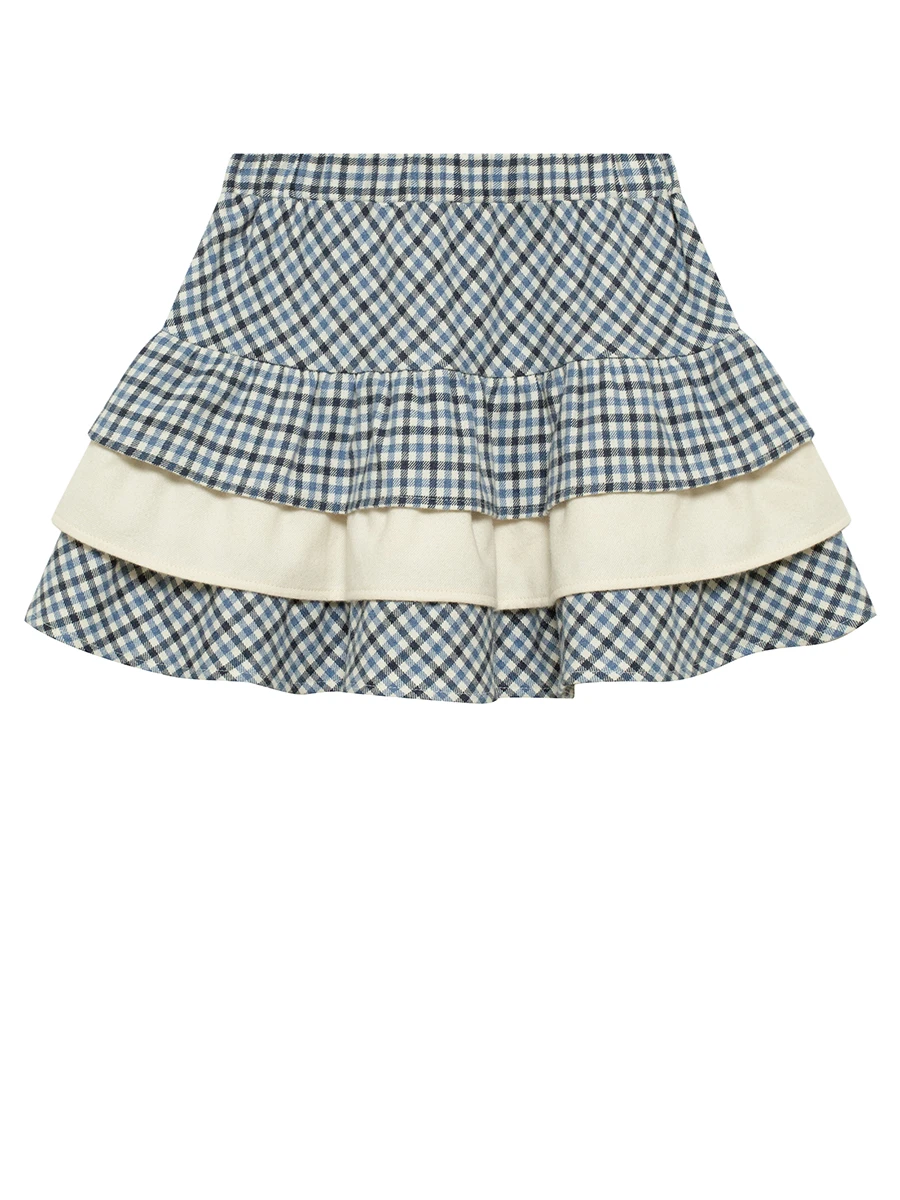 Юбка фланелевая "Сапфировая Мозаика"