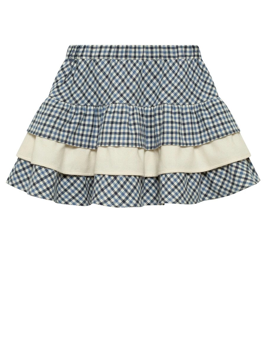 Юбка фланелевая "Сапфировая Мозаика"