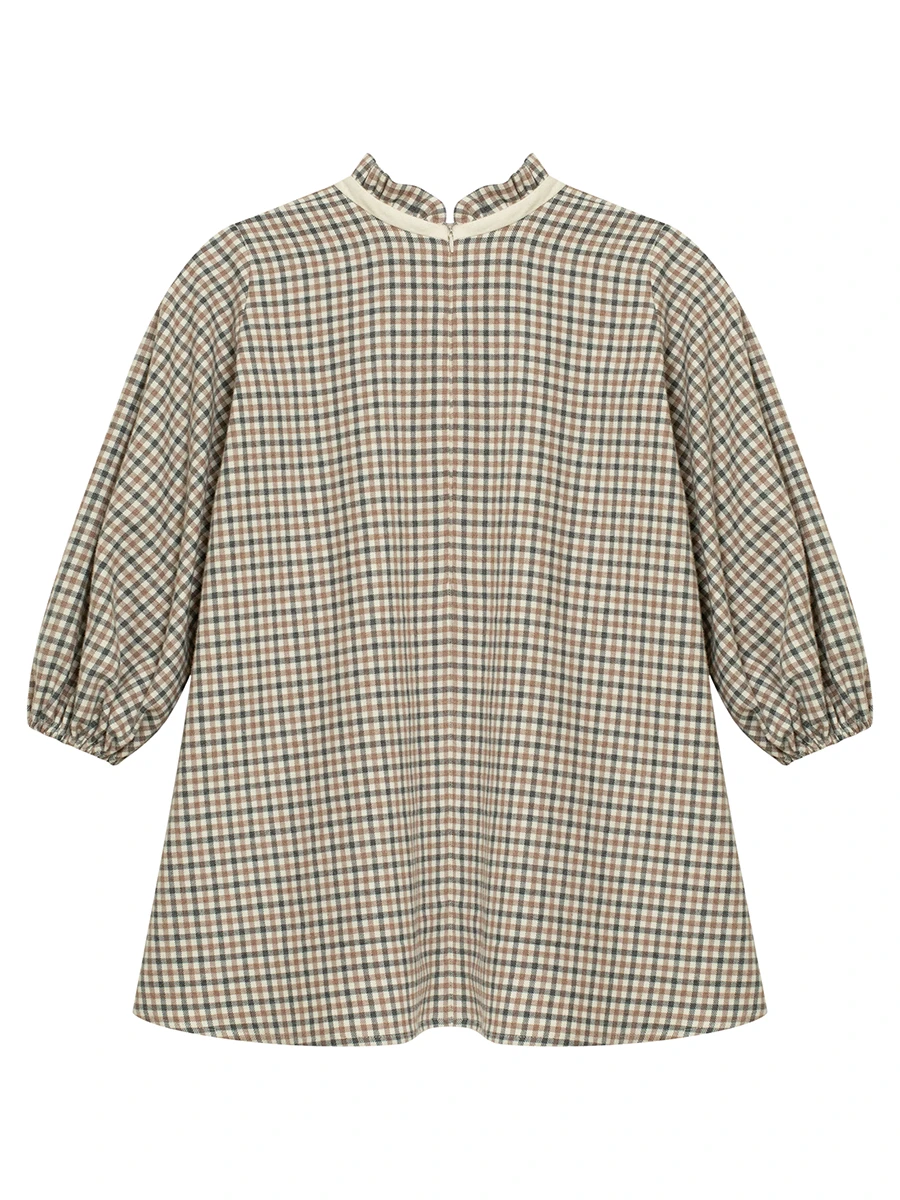 Платье хлопковое "Кремовая Мозаика"