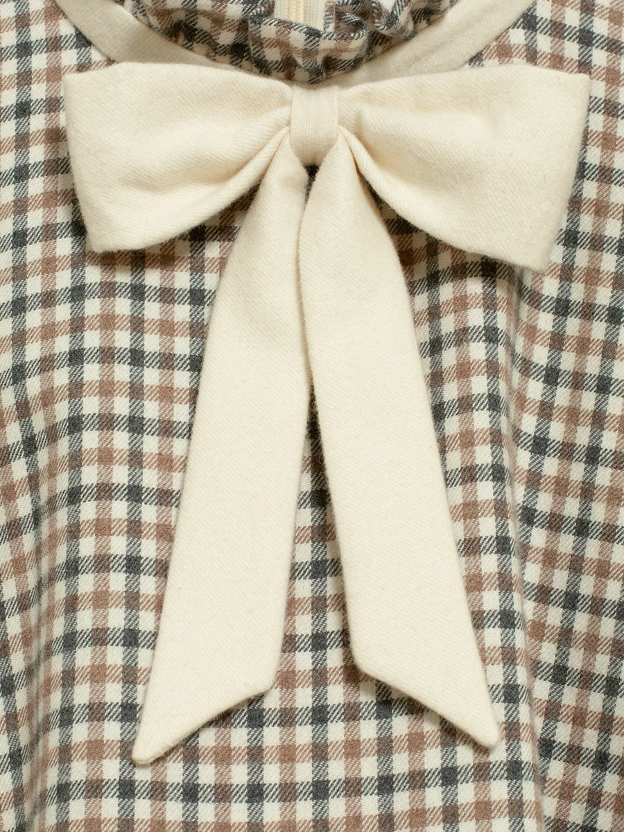 Платье хлопковое "Кремовая Мозаика"