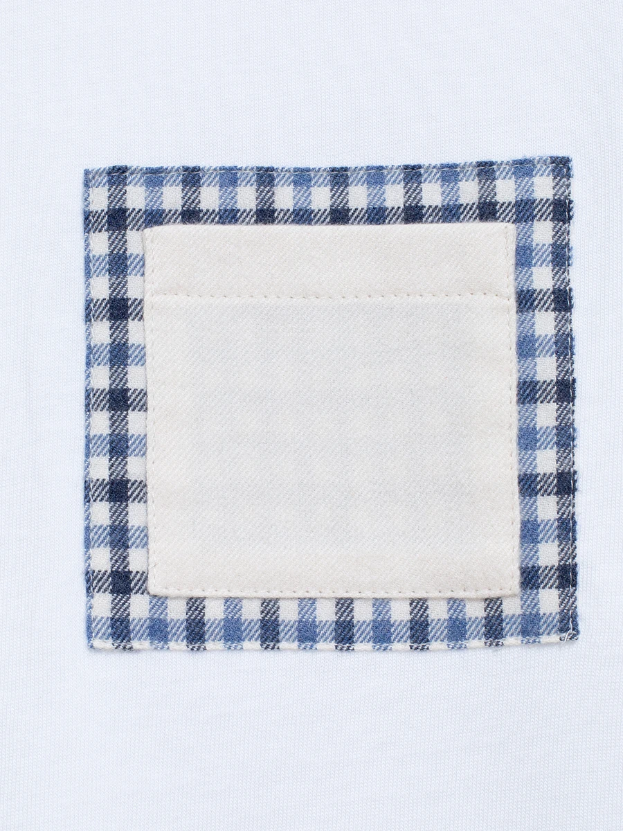 Футболка хлопковая "Сапфировая Мозаика"