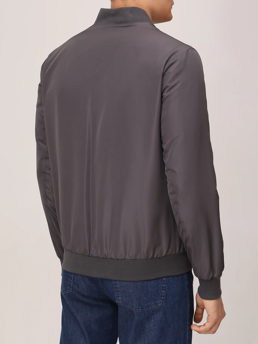 Бомбер однотонный