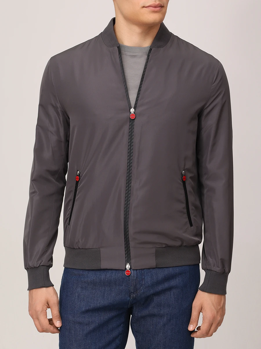 Бомбер однотонный