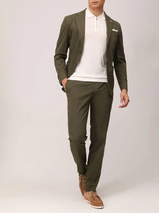 Поло из шелка и хлопка RADI PERUGIA