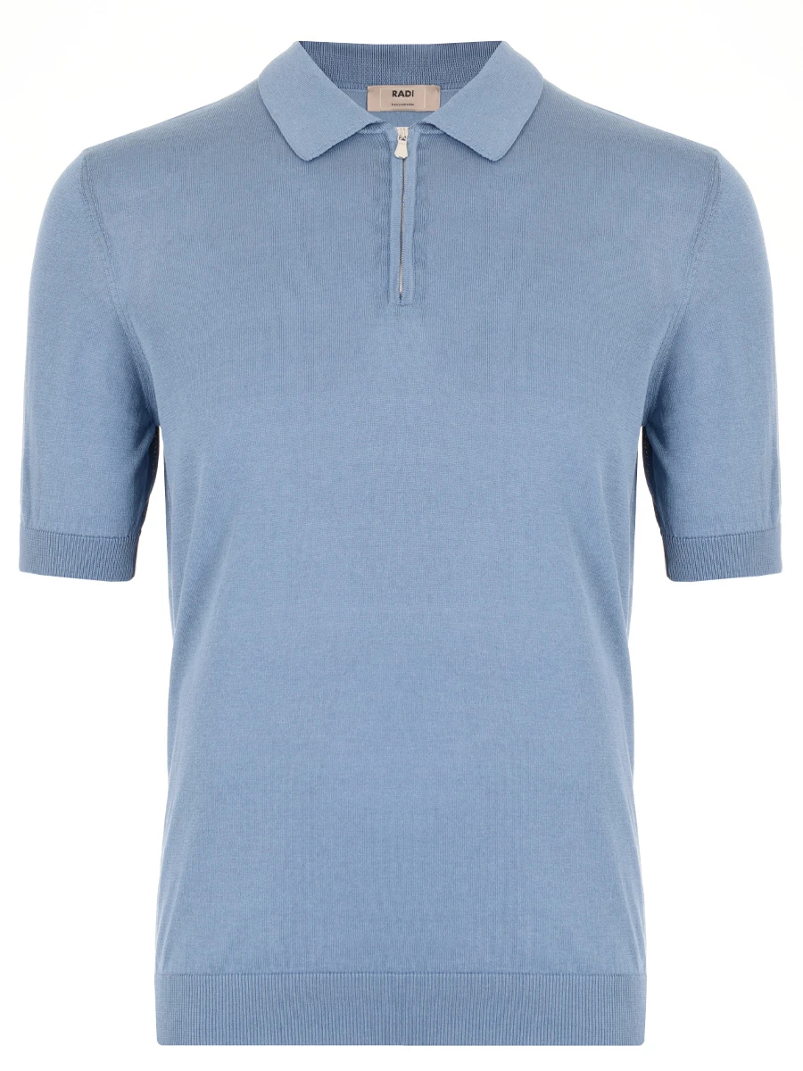 Поло из шелка и хлопка