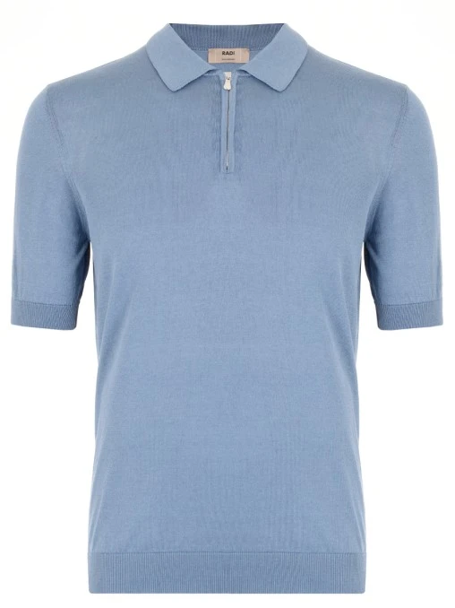 Поло из шелка и хлопка RADI PERUGIA