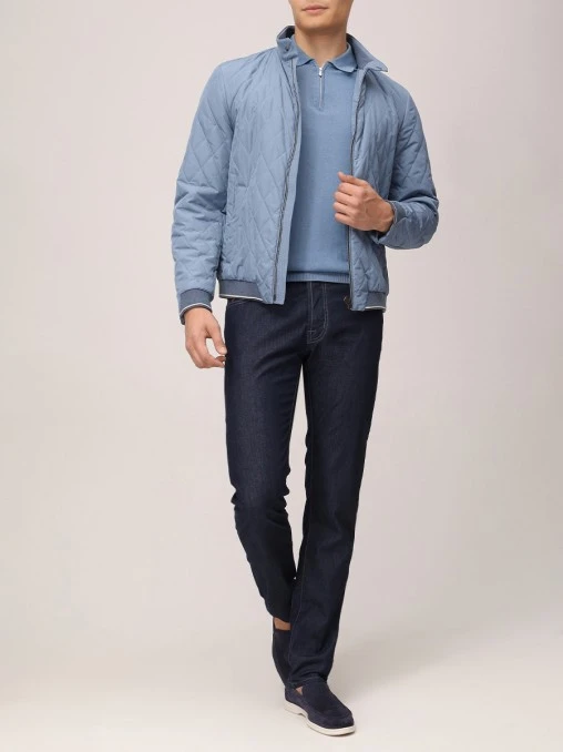 Поло из шелка и хлопка RADI PERUGIA