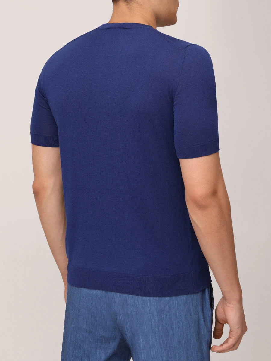 Футболка из шелка и хлопка