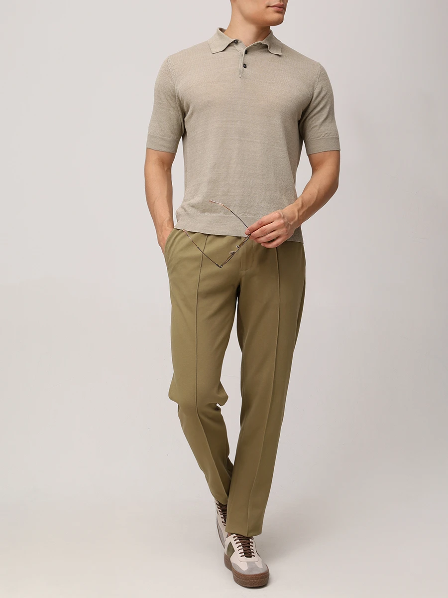 Поло льняное