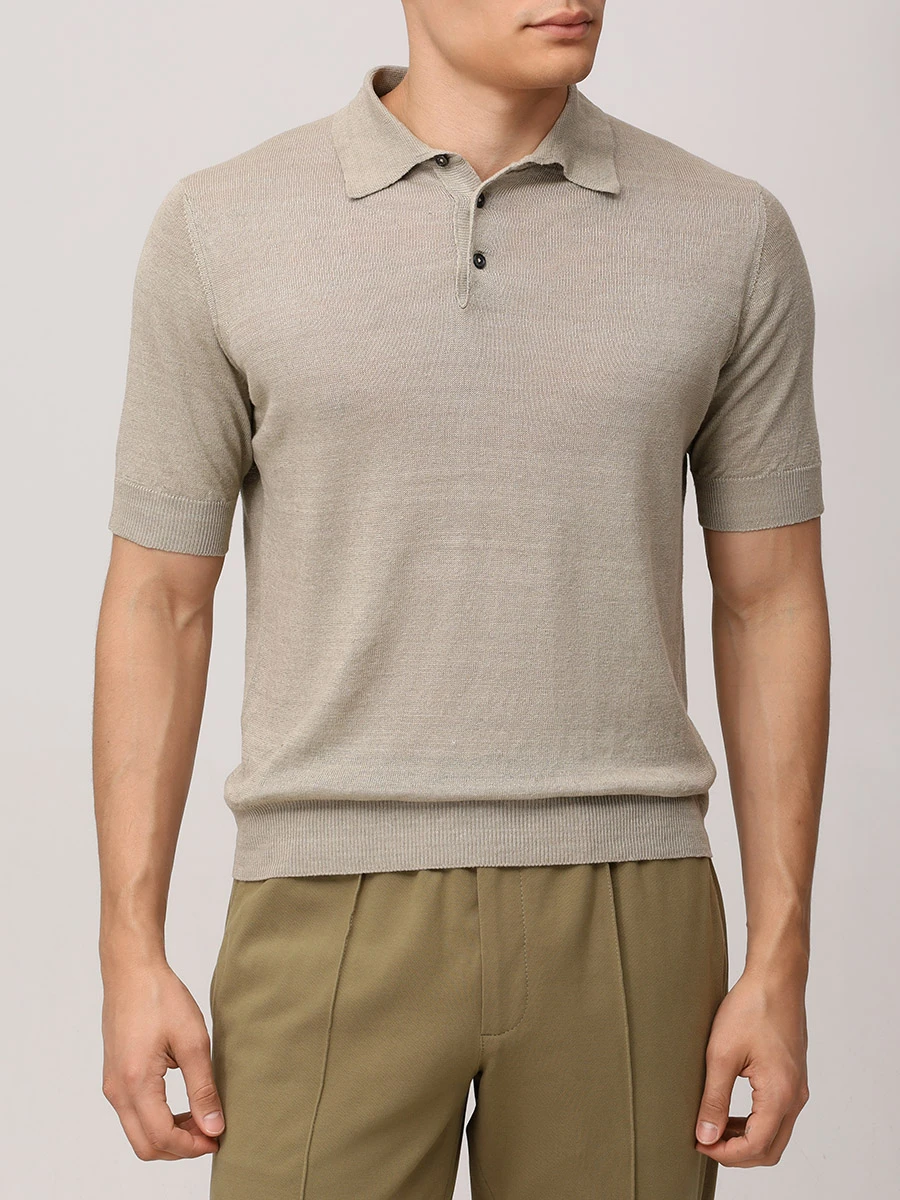 Поло льняное