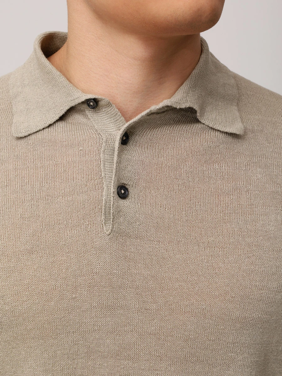 Поло льняное