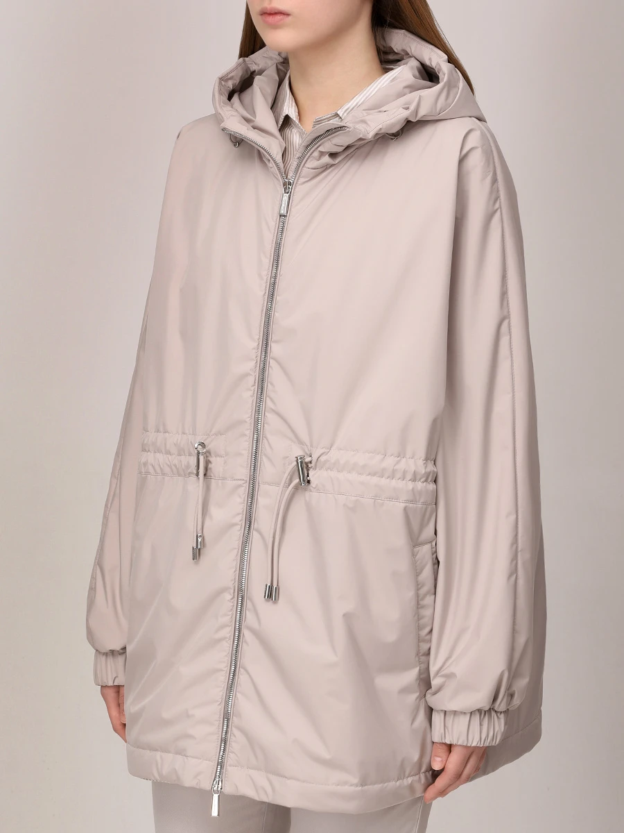 Парка однотонная