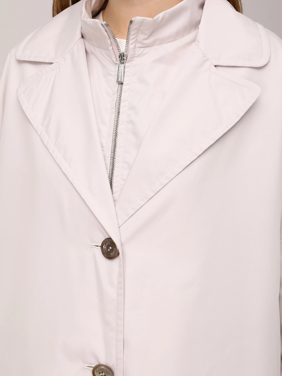 Плащ однотонный