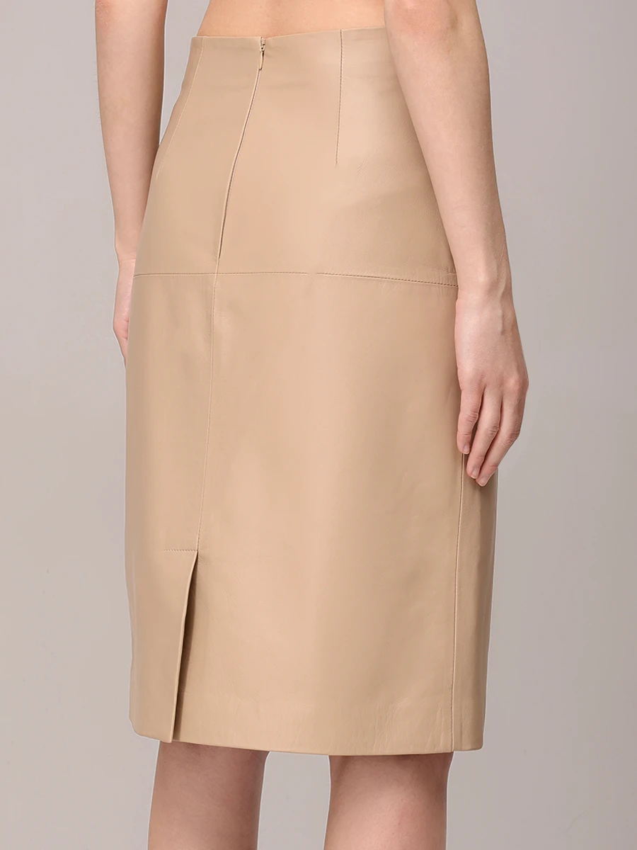 Юбка кожаная