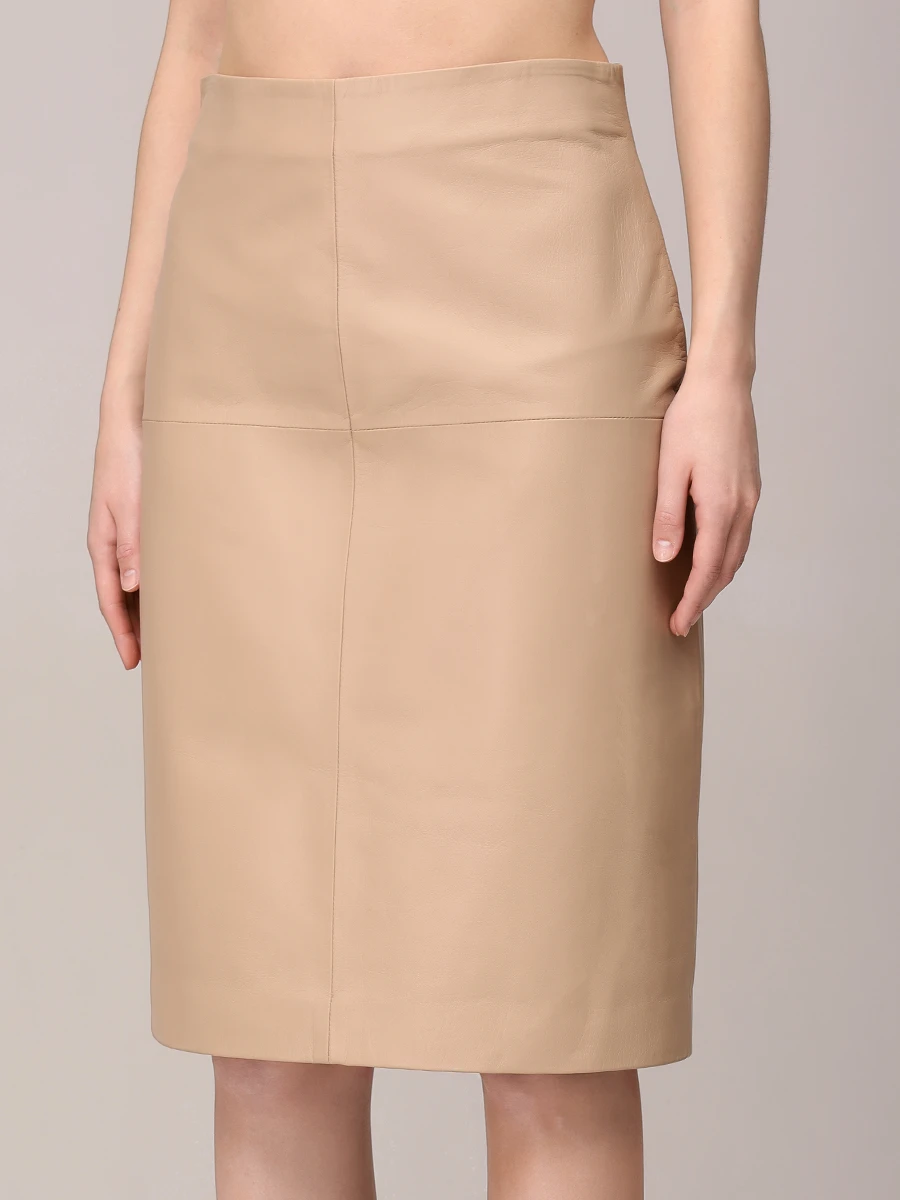 Юбка кожаная