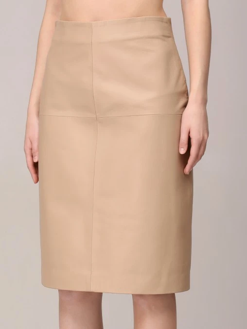 Юбка кожаная KITON