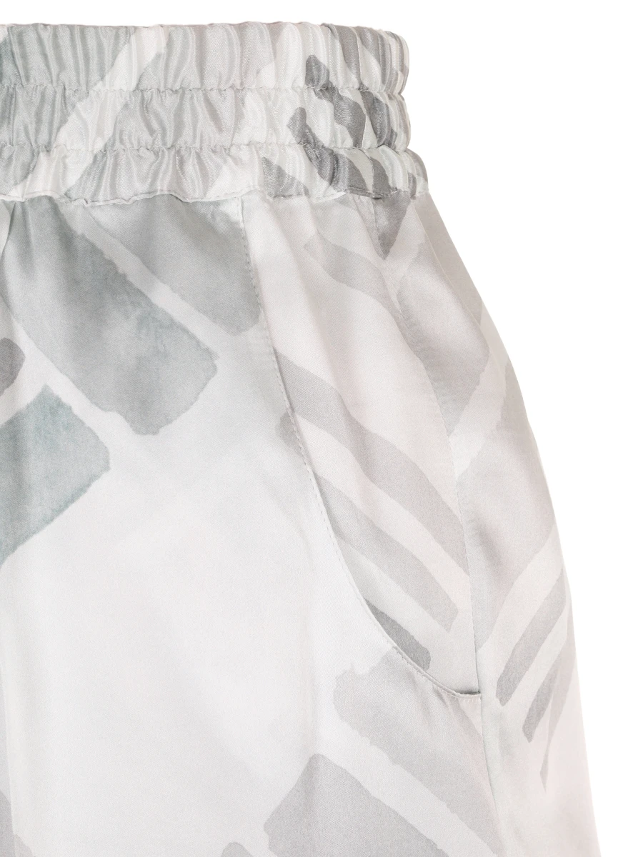 Брюки шелковые