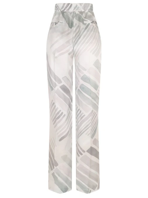 Брюки шелковые KITON