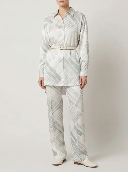 Брюки шелковые KITON